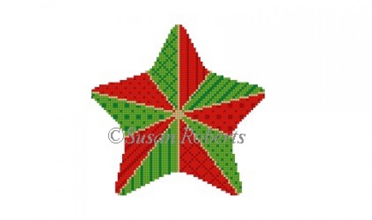 click here to view larger image of Stitchery Star (hand painted canvases)