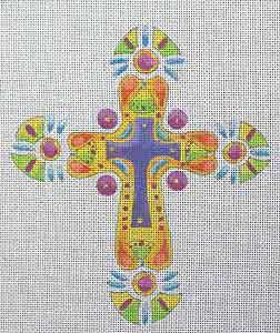 click here to view larger image of Funky Cross 4 (hand painted canvases)