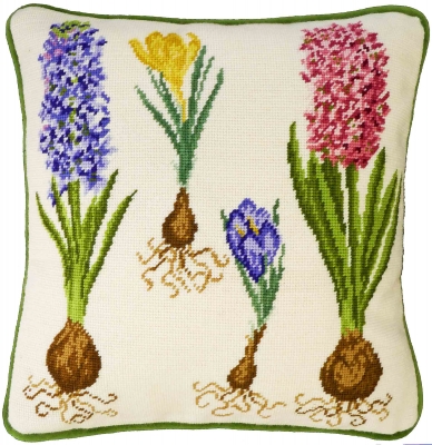 click here to view larger image of Hyacinth and Crocus (needlepoint kits)