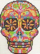 click here to view larger image of Day of the Dead Skull 3 (hand painted canvases)