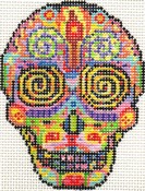 click here to view larger image of Day of the Dead Skull 2 (hand painted canvases)