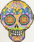 click here to view larger image of Day of the Dead Skull 4 (hand painted canvases)