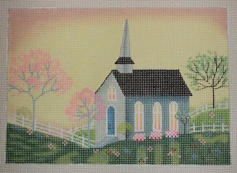 click here to view larger image of Morning Church (hand painted canvases)
