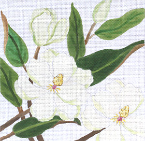 click here to view larger image of Magnolias Revisited (hand painted canvases)
