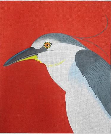 click here to view larger image of Night Heron Portrait (hand painted canvases)