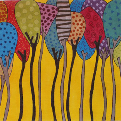 click here to view larger image of Tree Party (hand painted canvases)