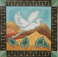 click here to view larger image of Bird in Flight (hand painted canvases)