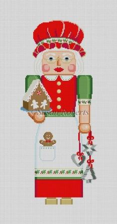 click here to view larger image of Nutcracker Stand-Up - Mrs Claus (hand painted canvases)