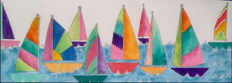 click here to view larger image of Regatta, The (hand painted canvases)