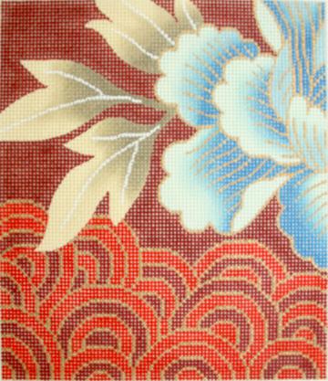 click here to view larger image of Asian Pattern (hand painted canvases)