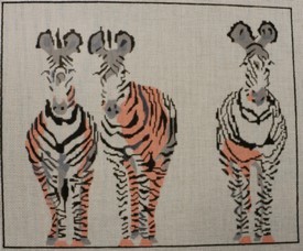 click here to view larger image of Zeal of Zebras (hand painted canvases)