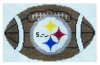 click here to view larger image of Football - Pittsburgh Steelers (hand painted canvases)