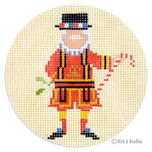 click here to view larger image of Christmas in London - Yeoman of the Guard (hand painted canvases)