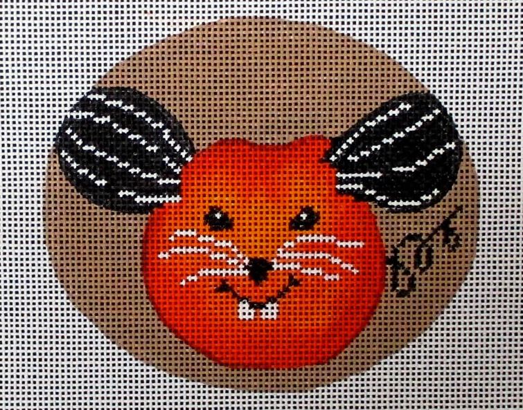 click here to view larger image of Cheeky Pumpkins - Mouse (hand painted canvases)