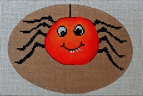 click here to view larger image of Cheeky Pumpkins - Spider (hand painted canvases)
