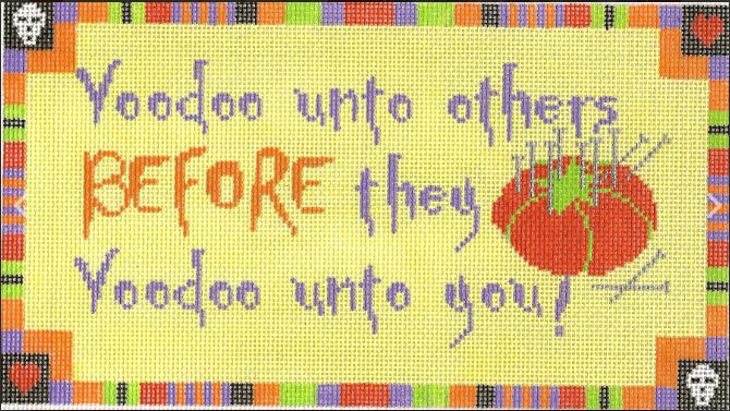 click here to view larger image of Voodoo Unto Others (hand painted canvases)