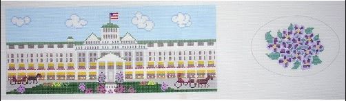click here to view larger image of Grand Hotel, The (oval) Hinged Box (hand painted canvases)