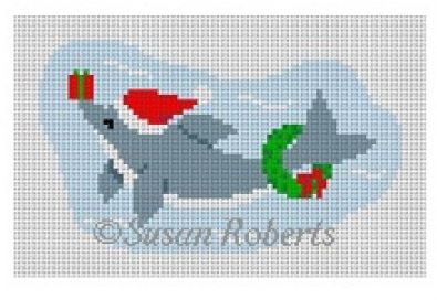 click here to view larger image of Dolphin Present (hand painted canvases)