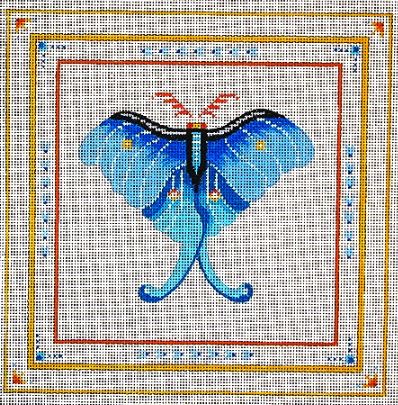 click here to view larger image of Cobalt Blue Butterfly (hand painted canvases)