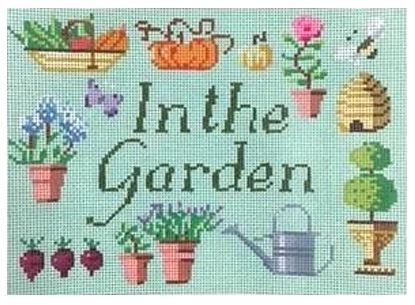 click here to view larger image of In the Garden Sign (hand painted canvases)