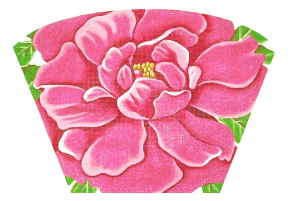 click here to view larger image of Hot Pink Peony (hand painted canvases)