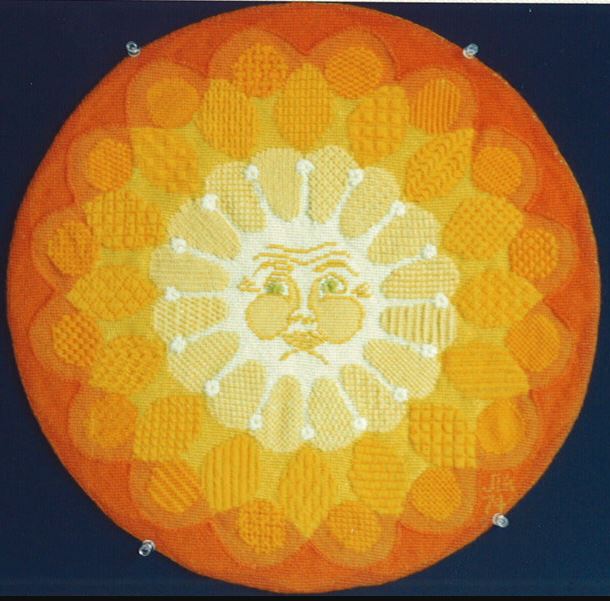 click here to view larger image of Sun Sampler (hand painted canvases)