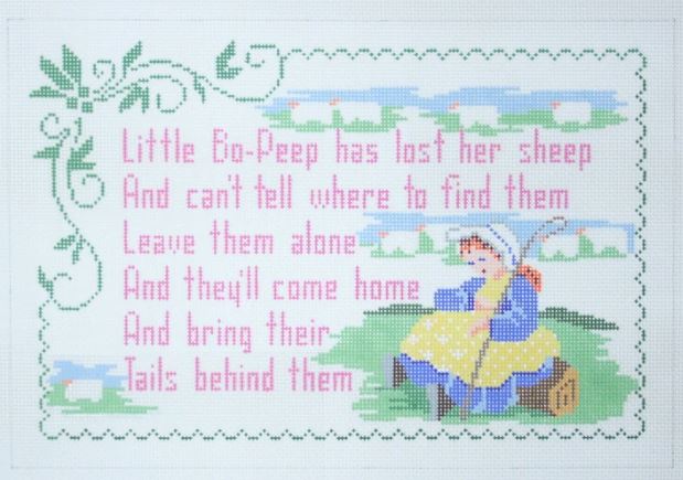 click here to view larger image of Little Bo Peep (hand painted canvases)