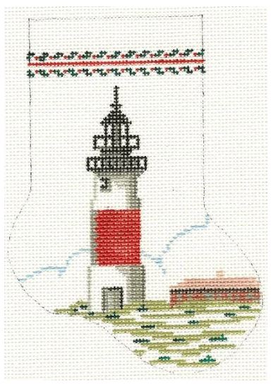 click here to view larger image of Lighthouse Minisock (hand painted canvases)