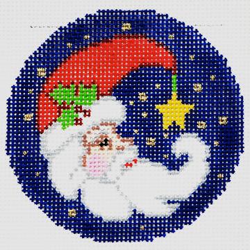 click here to view larger image of Santa Crescent (hand painted canvases)