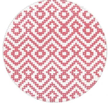 click here to view larger image of Pink Diamond Chevron  (hand painted canvases)