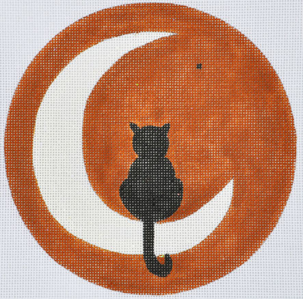 click here to view larger image of Moon Pie Kitty (hand painted canvases)