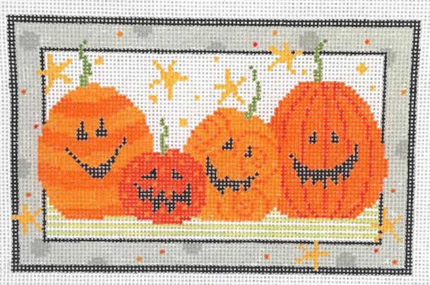click here to view larger image of Jack O Lanterns (hand painted canvases)