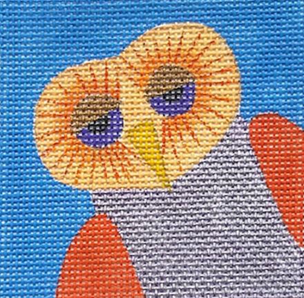 click here to view larger image of Peach Owl (hand painted canvases)