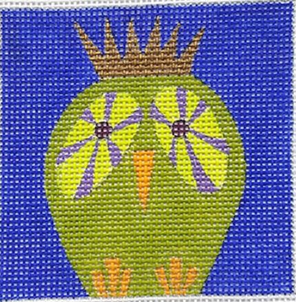 click here to view larger image of Owl King (hand painted canvases)