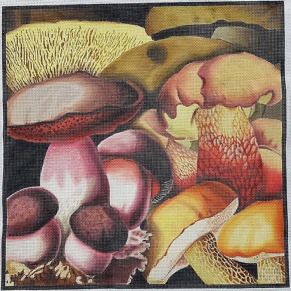 click here to view larger image of Mushroom Collage 1 (hand painted canvases)
