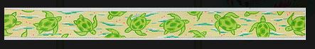 click here to view larger image of Lilly-inspired Sea Turtle Belt (hand painted canvases 2)