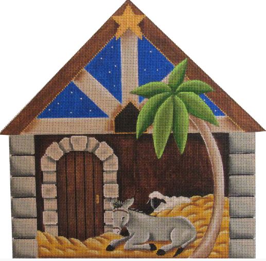 click here to view larger image of Mini - Manger (hand painted canvases)