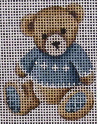 click here to view larger image of Mini - Teddy (hand painted canvases)