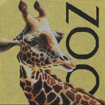 click here to view larger image of Zoo Giraffe (hand painted canvases)