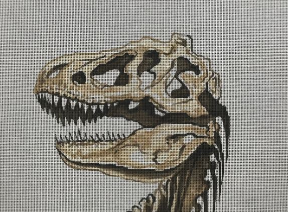 click here to view larger image of Dinosaur Skull (hand painted canvases)