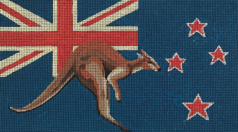 click here to view larger image of Australian Kangaroo (hand painted canvases)