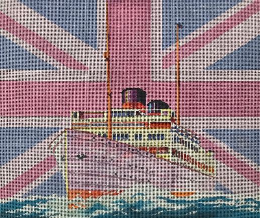 click here to view larger image of British Ship (hand painted canvases)