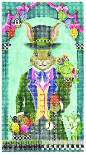 click here to view larger image of Mr Edward Easter Bunny (hand painted canvases)