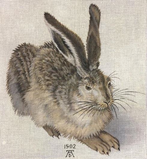 click here to view larger image of Durer Rabbit (hand painted canvases)