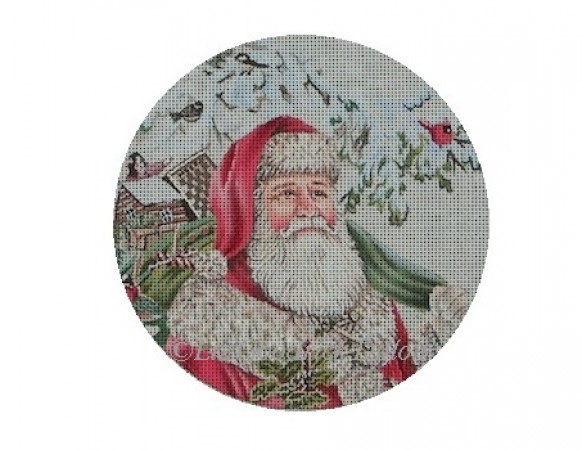 click here to view larger image of Wilderness Santa (hand painted canvases)