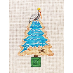 click here to view larger image of Pelican on Tree Top (hand painted canvases)