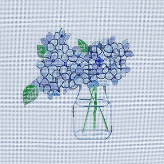 click here to view larger image of Hydrangea in Water (hand painted canvases)