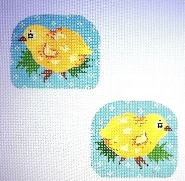 click here to view larger image of Yellow Chick (hand painted canvases)