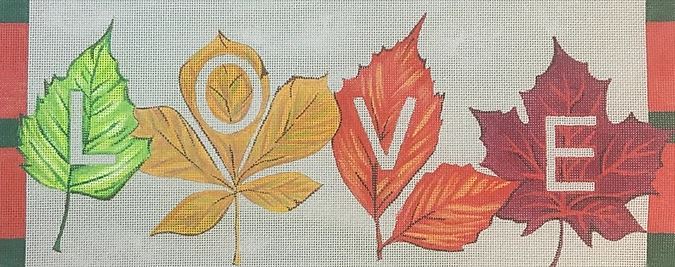 click here to view larger image of Love Fall (hand painted canvases)