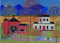 click here to view larger image of Hermans Farm (hand painted canvases)
